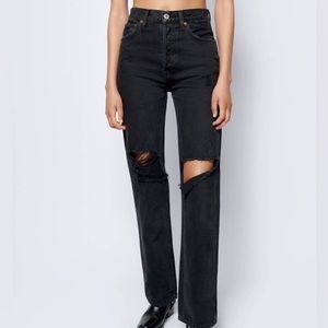 RE/DONE high rise loose jeans